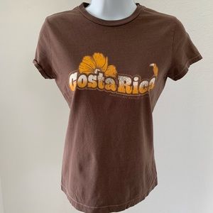NOT FOR SALE ***American Eagle Outfitters Costa Rica Brown Tee Shirt